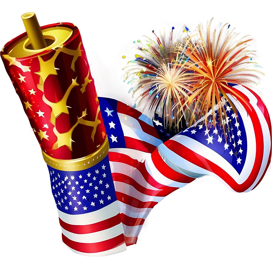 4th Of July Firecrackers Png Vpl12 PNG