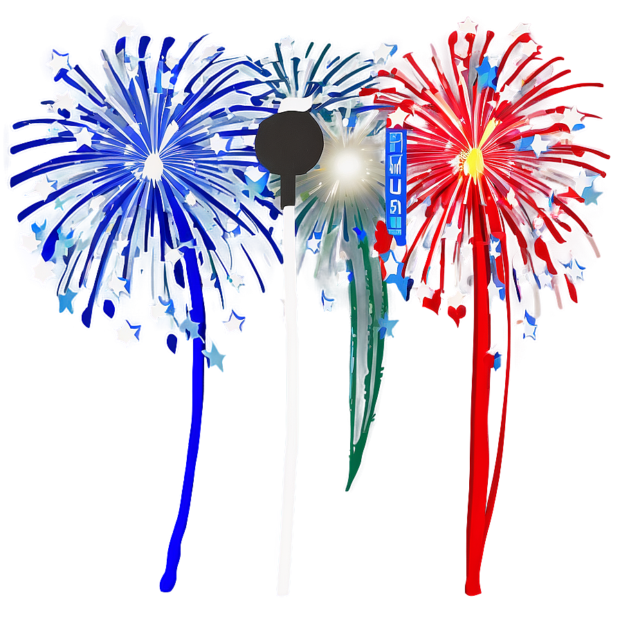 4th Of July Sparklers Png Cbo PNG