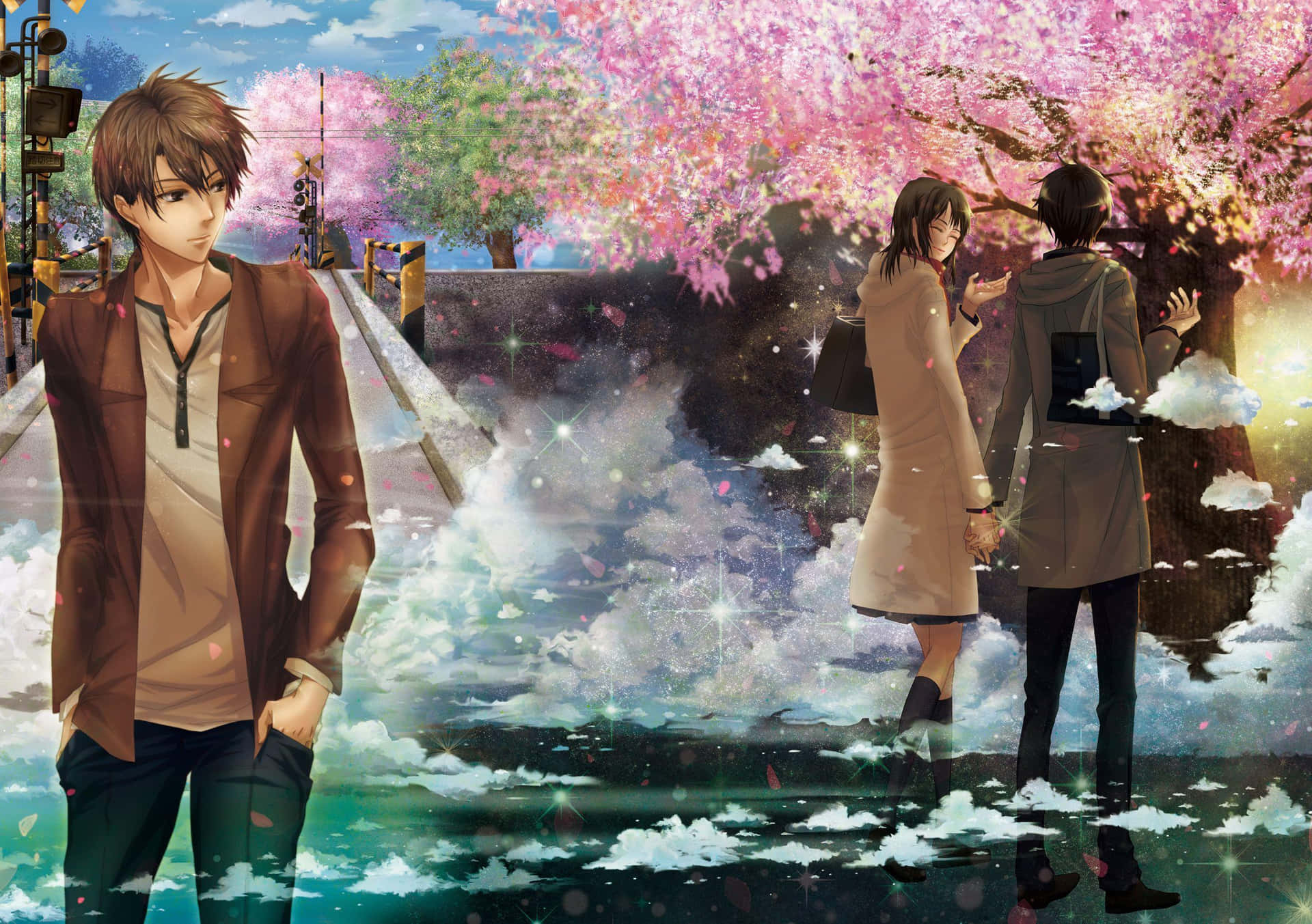 HD wallpaper: anime movie still, 5 Centimeters Per Second, field, sunlight  | Wallpaper Flare