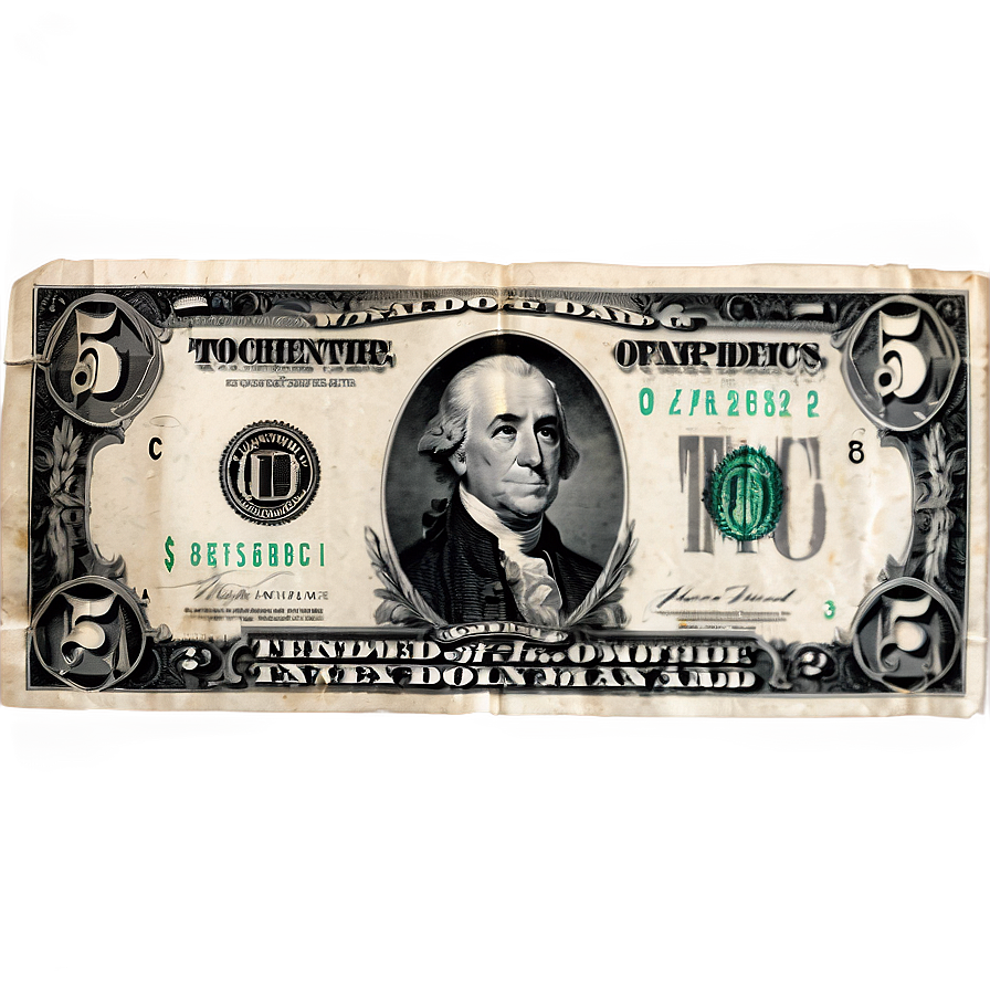 5 Dollar Bills Png Gcx PNG