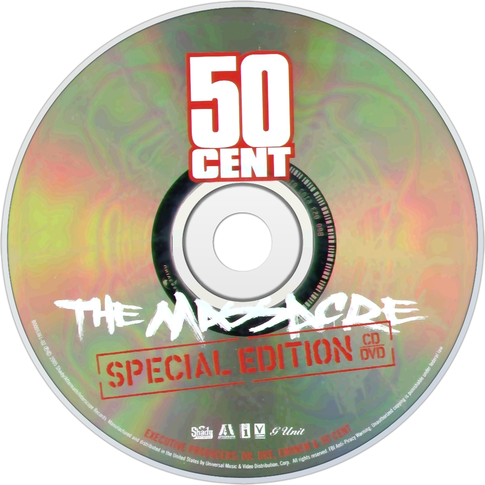 50 Cent The Massacre Special Edition D V D PNG