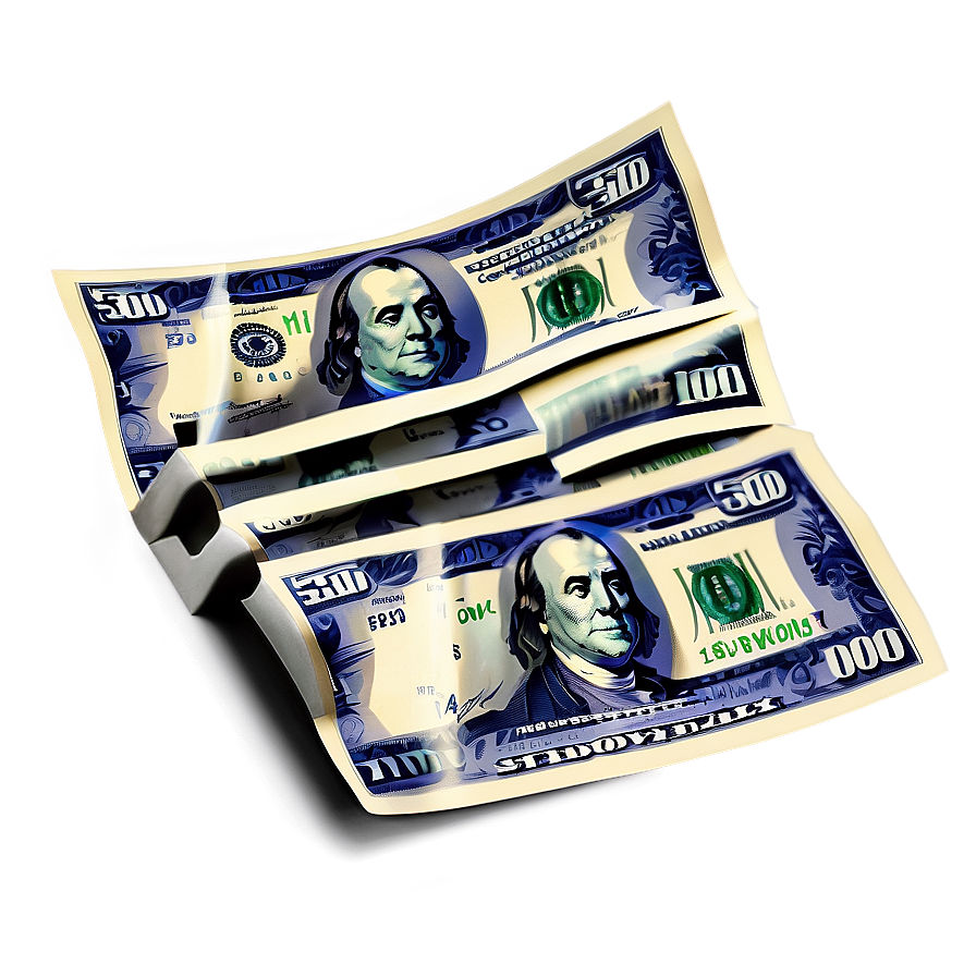 50 Dollar Bills Png 06132024 PNG