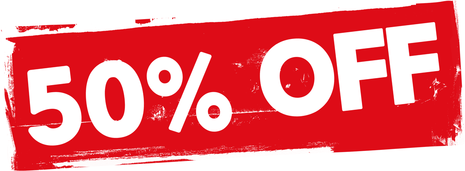 50 Percent Discount Sign PNG