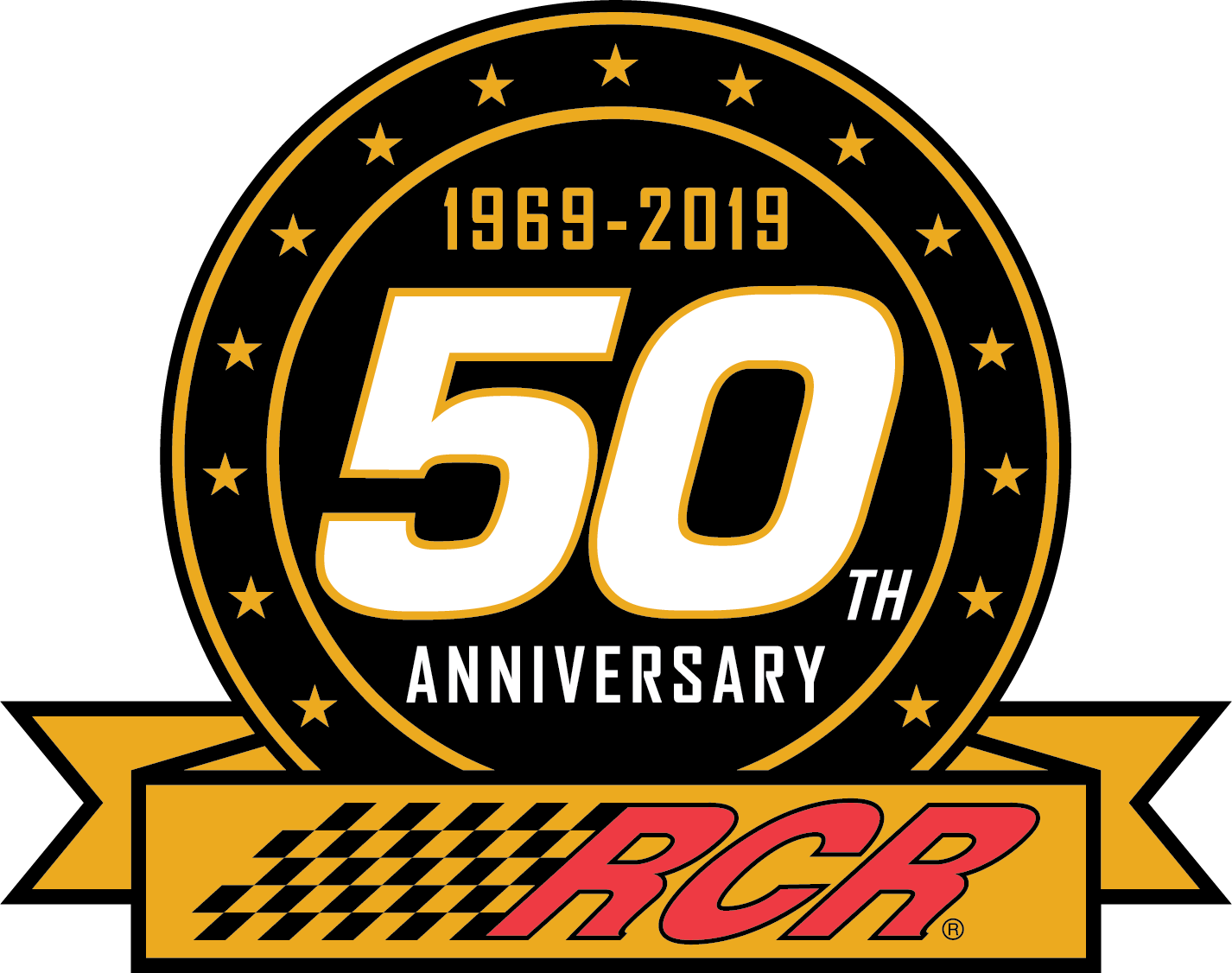 50th Anniversary Logo R C R19692019 PNG