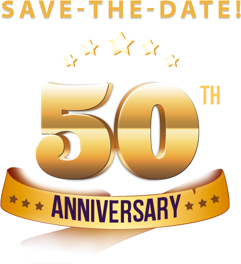 50th Anniversary Savethe Date PNG