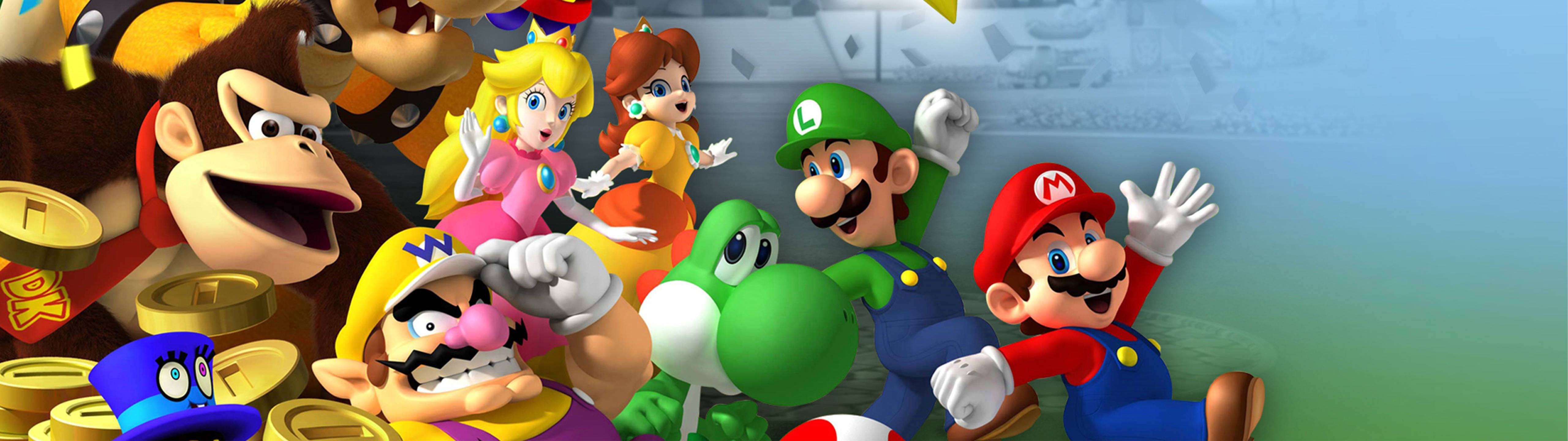 5120x1440 Game Mario Luigi And Friends Wallpaper