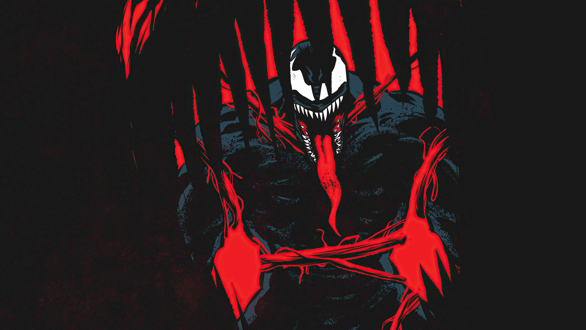 5k Hd Venom Comic Illustration Wallpaper