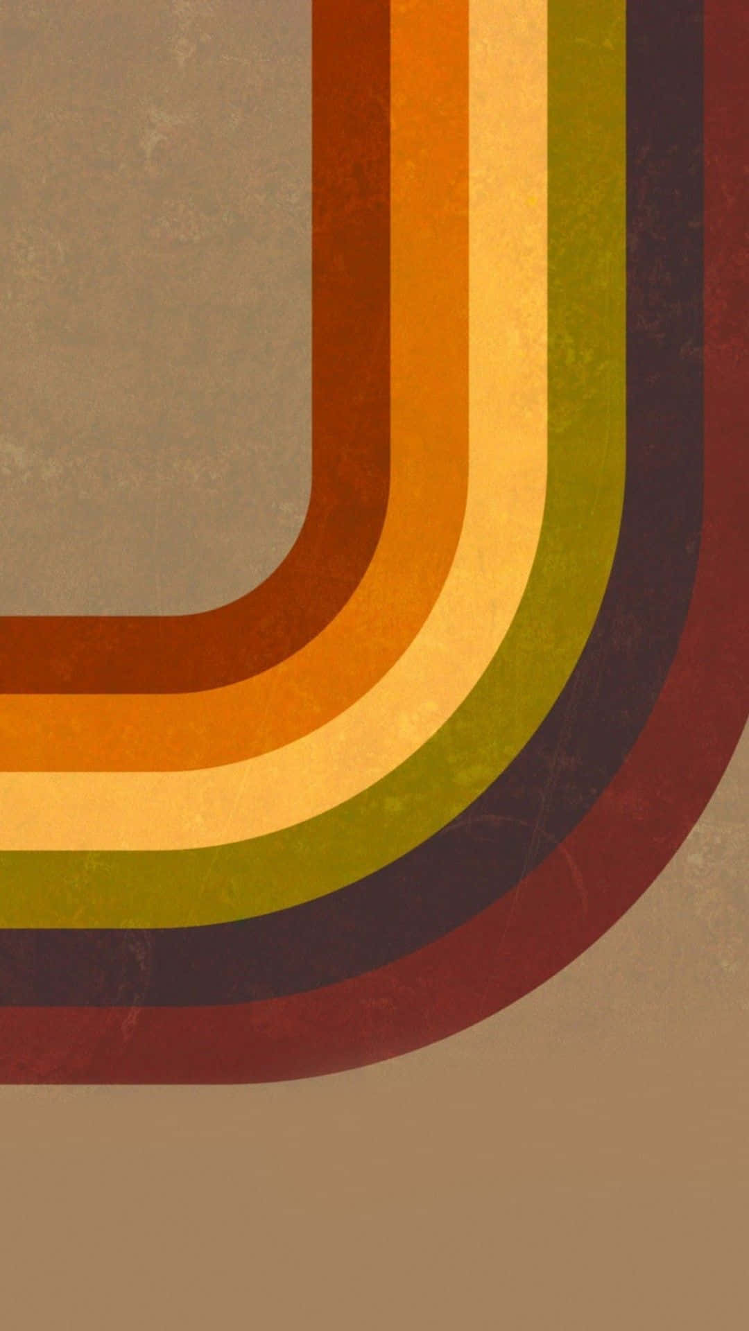 60erjahre Ästhetisches Retro-regenbogen Wallpaper