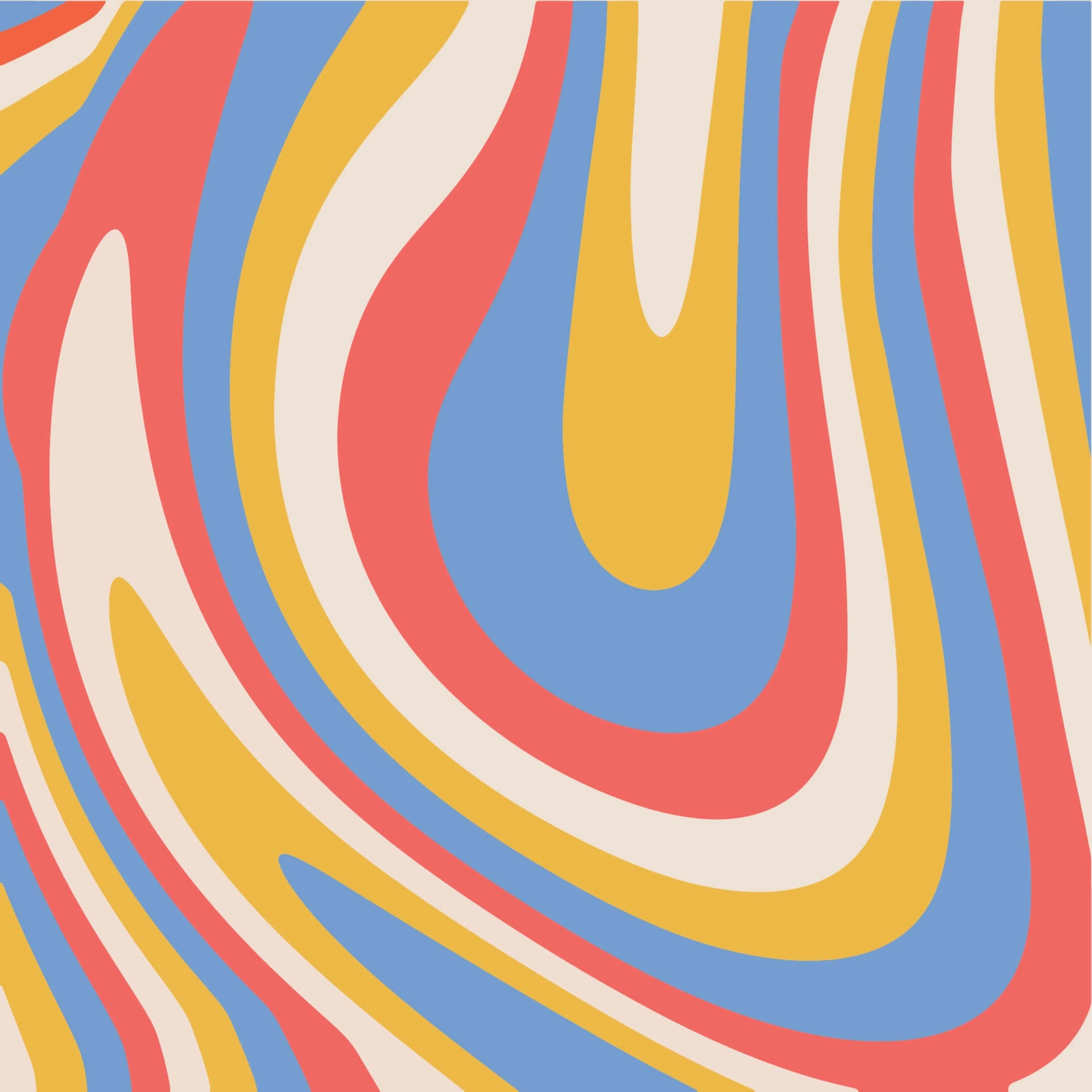 A Colorful Abstract Swirl Pattern