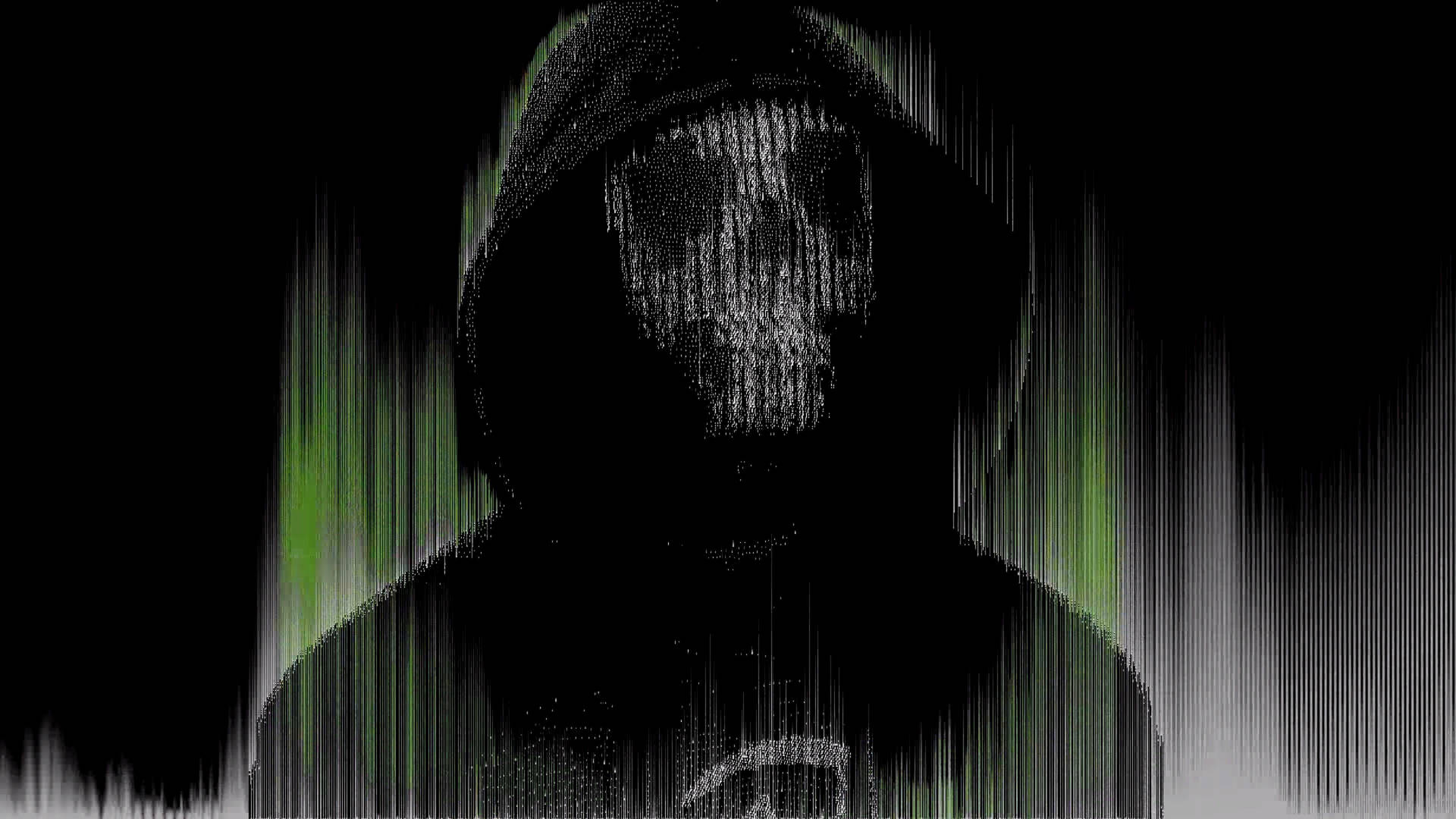64k Ultra HD Hacker Skull Head Wallpaper