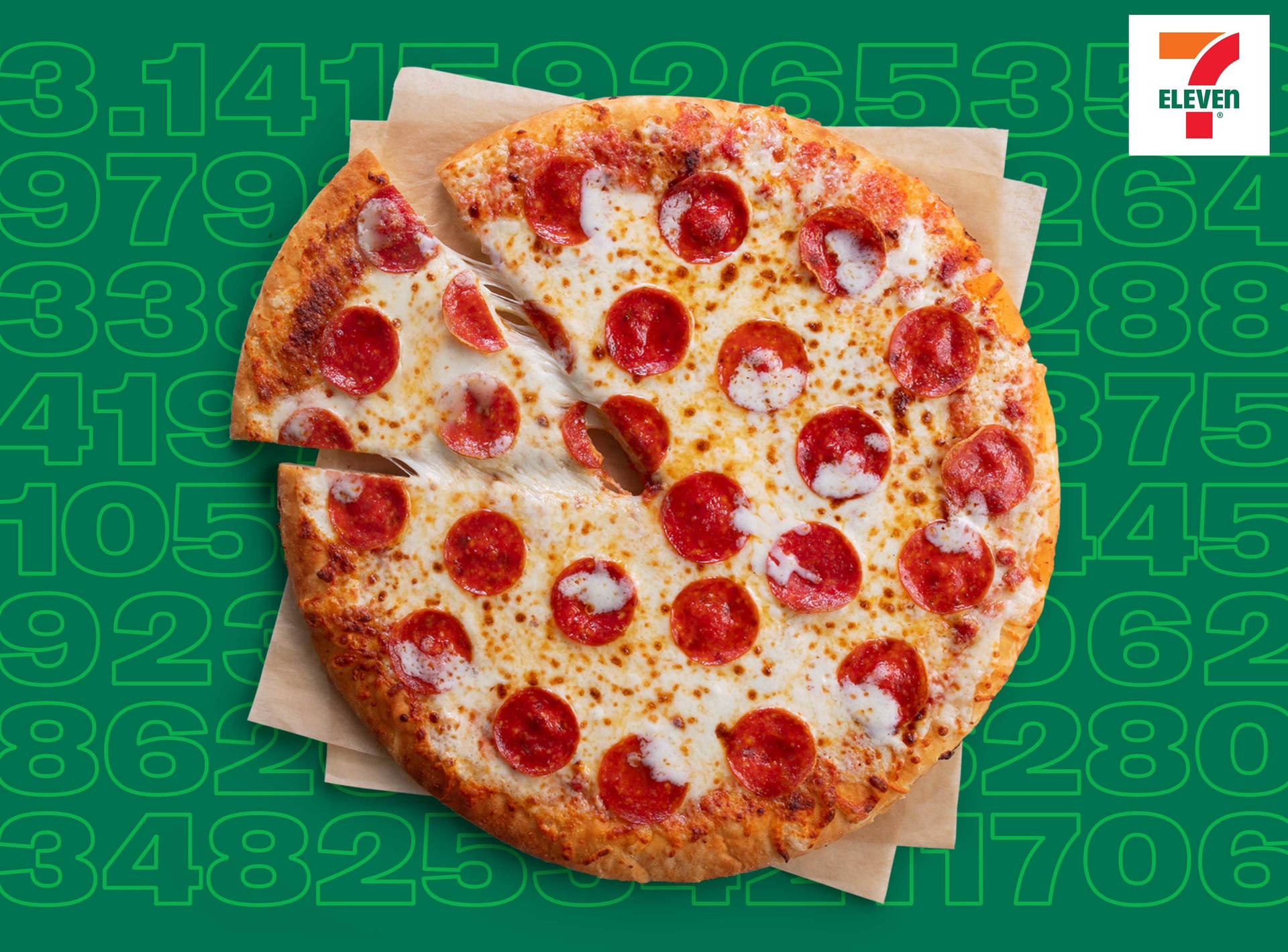 7-Eleven Peberfrugt Pizza Tapet Wallpaper