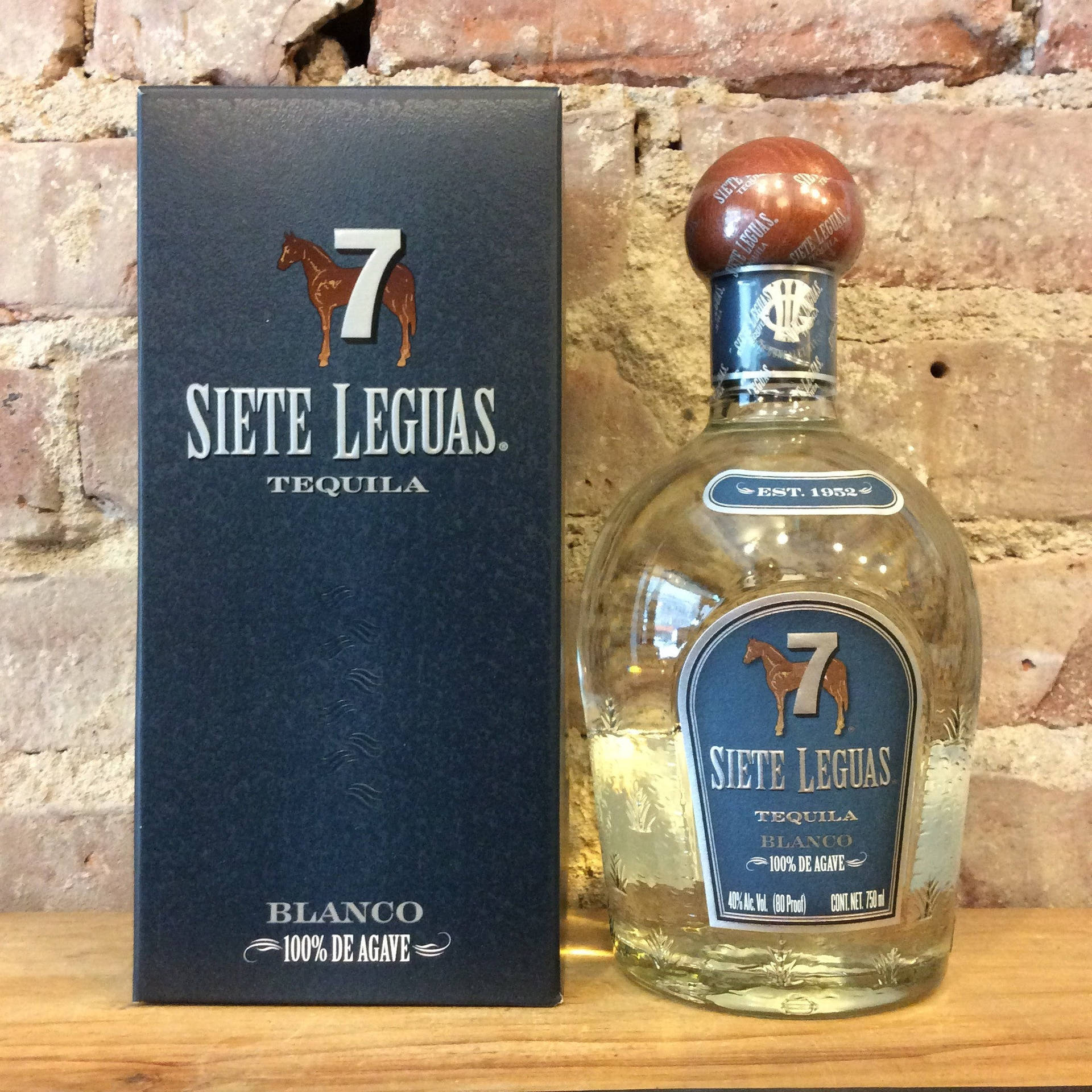 Luxurious Siete Leguas Blanco Tequila in a Classic Ambience Wallpaper
