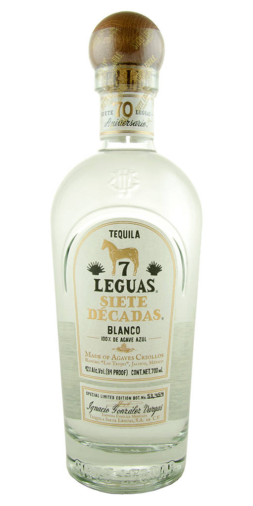 Caption: Premium Siete Leguas Blanco Tequila Bottle Wallpaper