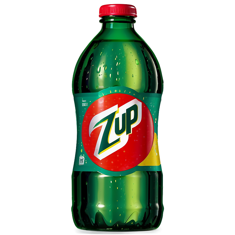 7 Up Clear Bottle Png 06262024 PNG