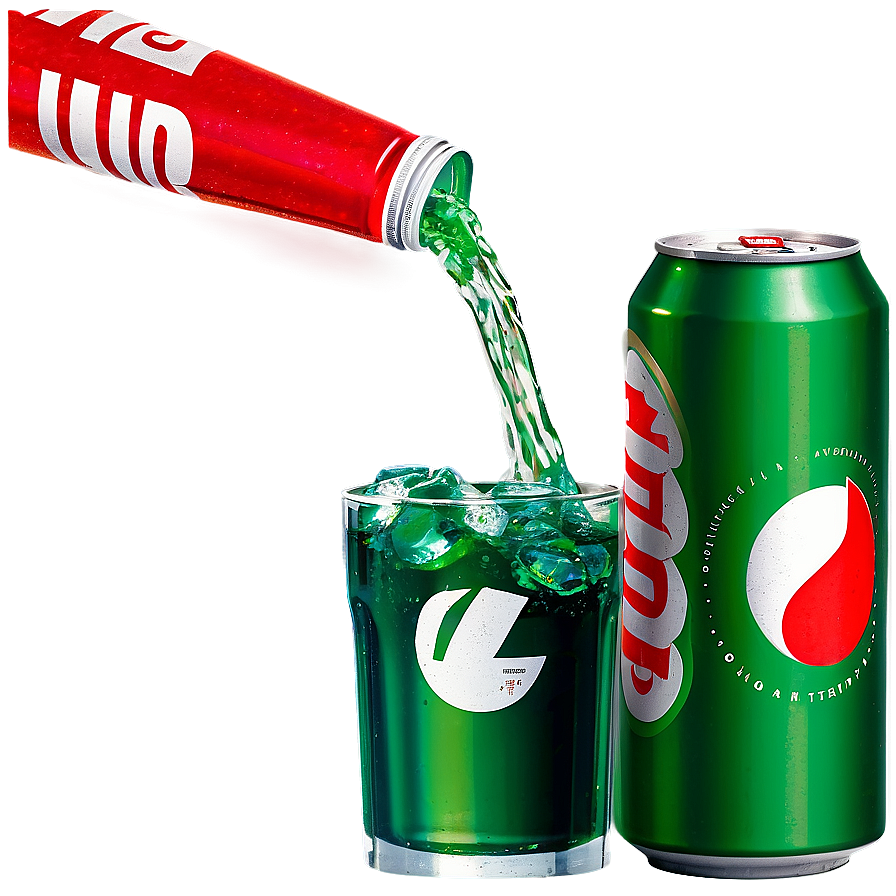 7 Up Drink Pouring Png 06262024 PNG