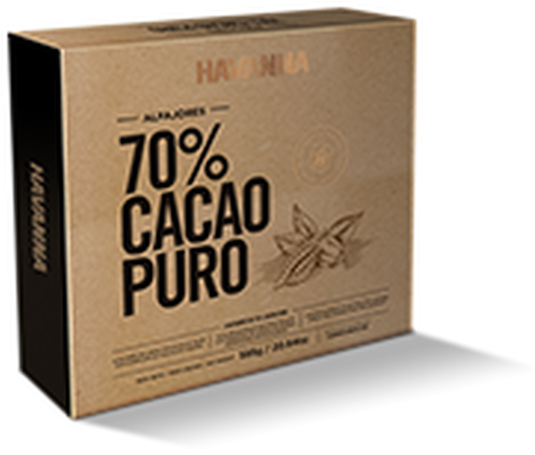 70 Percent Pure Cacao Chocolate Box PNG
