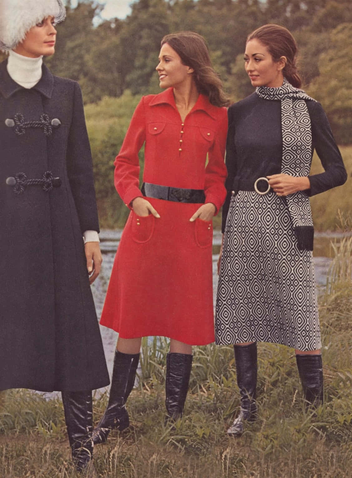A flashback to 70s fashion