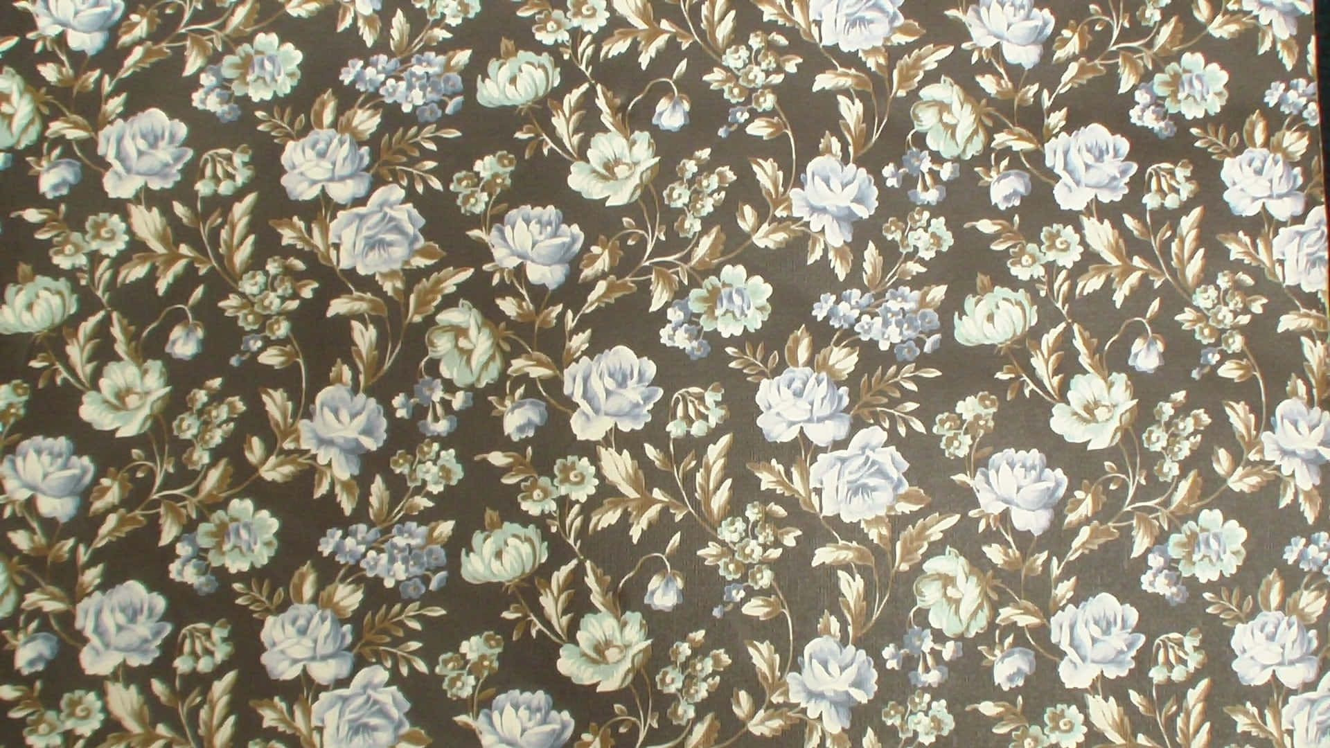 ¡ponteen Onda Con Este Patrón Floral Inspirado En Los Años 70! Fondo de pantalla