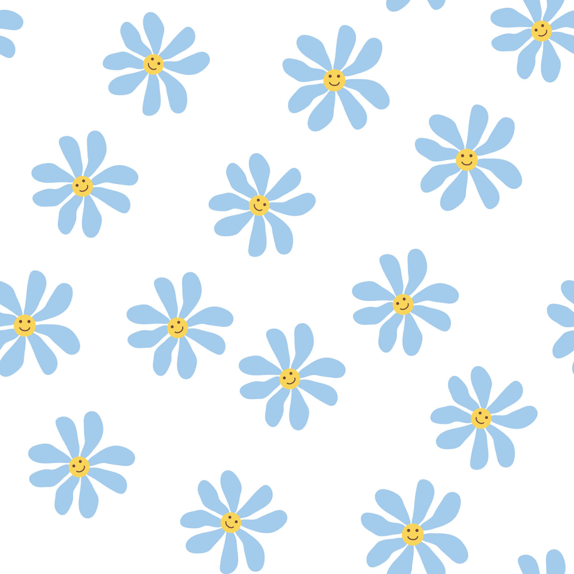 A vibrantly patterned 70s inspired floral. Wallpaper