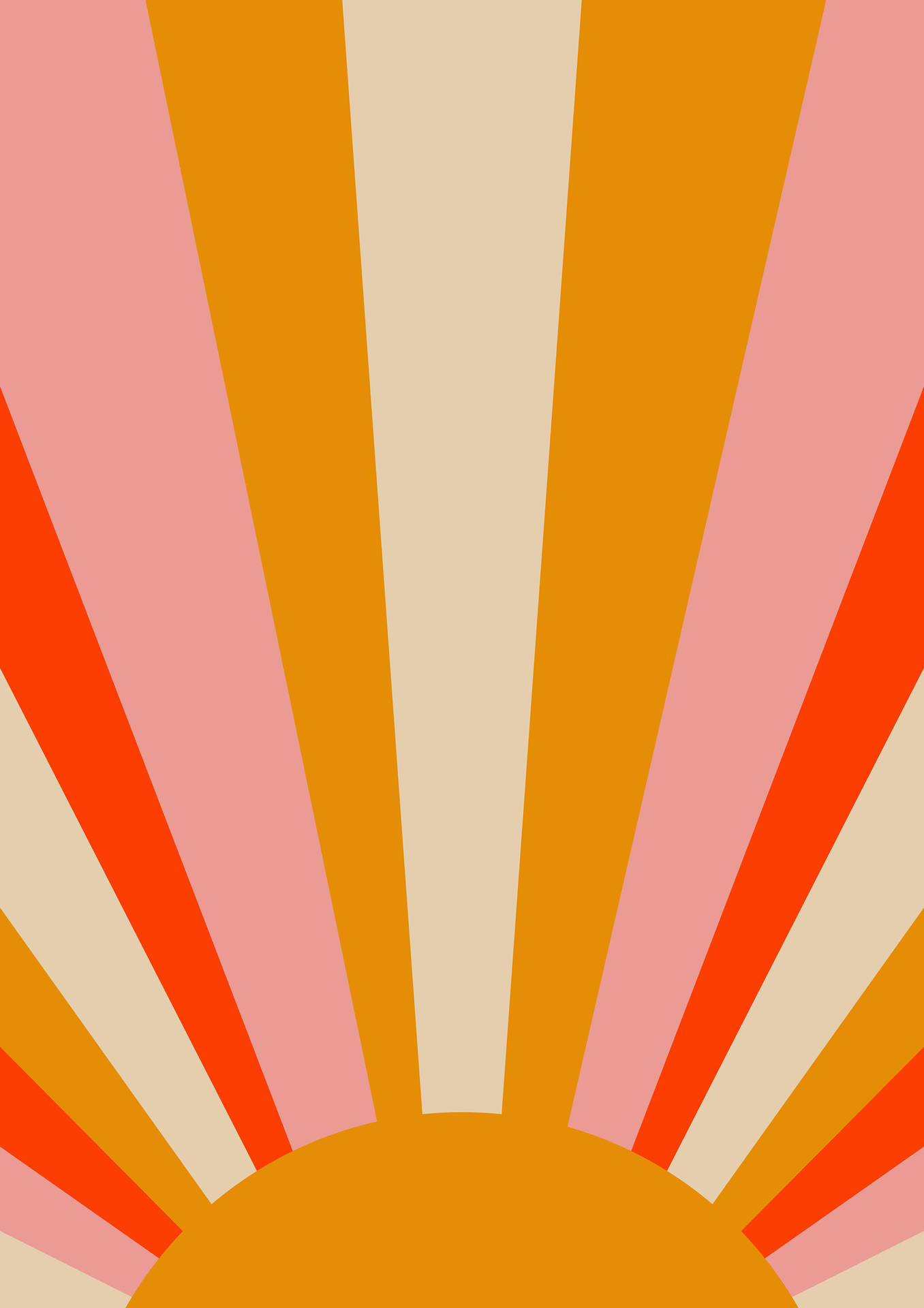 Download 70s Style Sun Wallpaper 