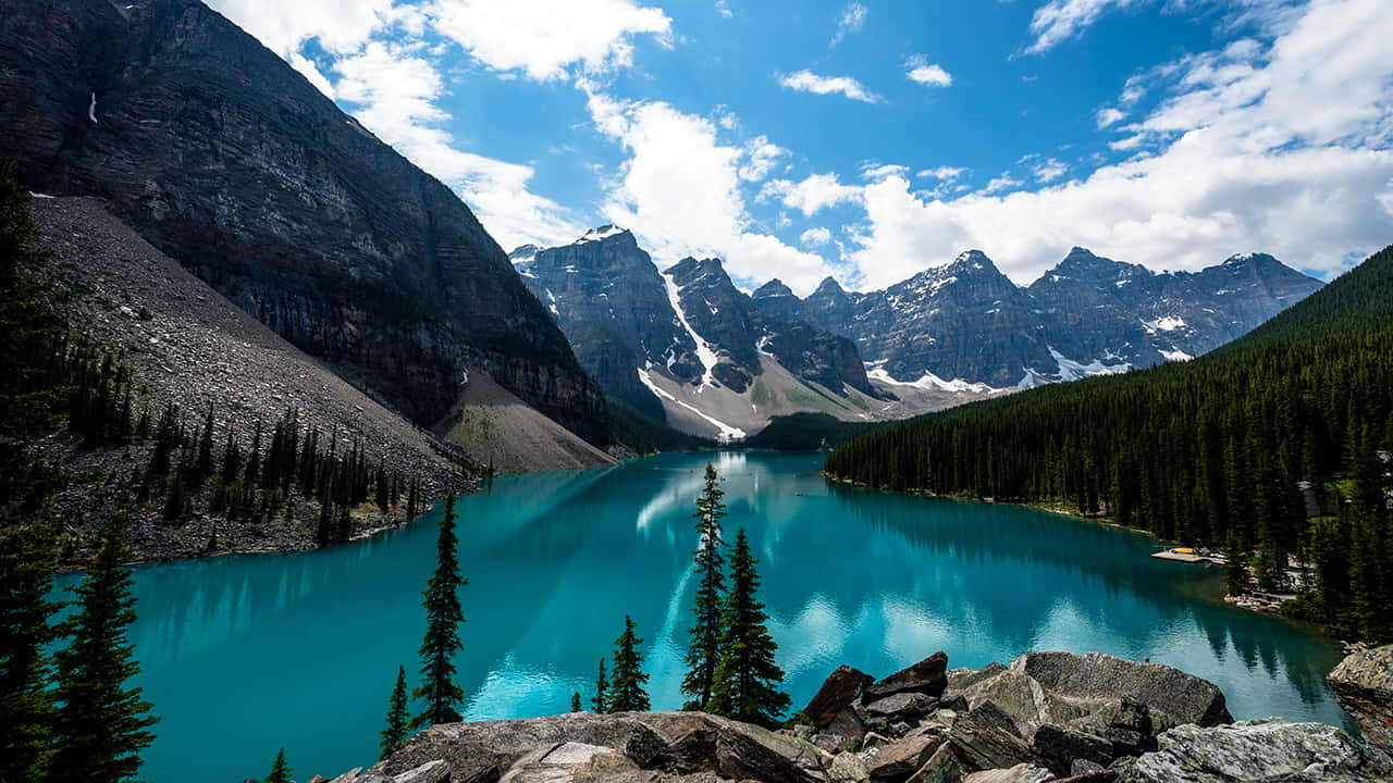 Parquenacional Banff En Canadá 720p Fondo de pantalla