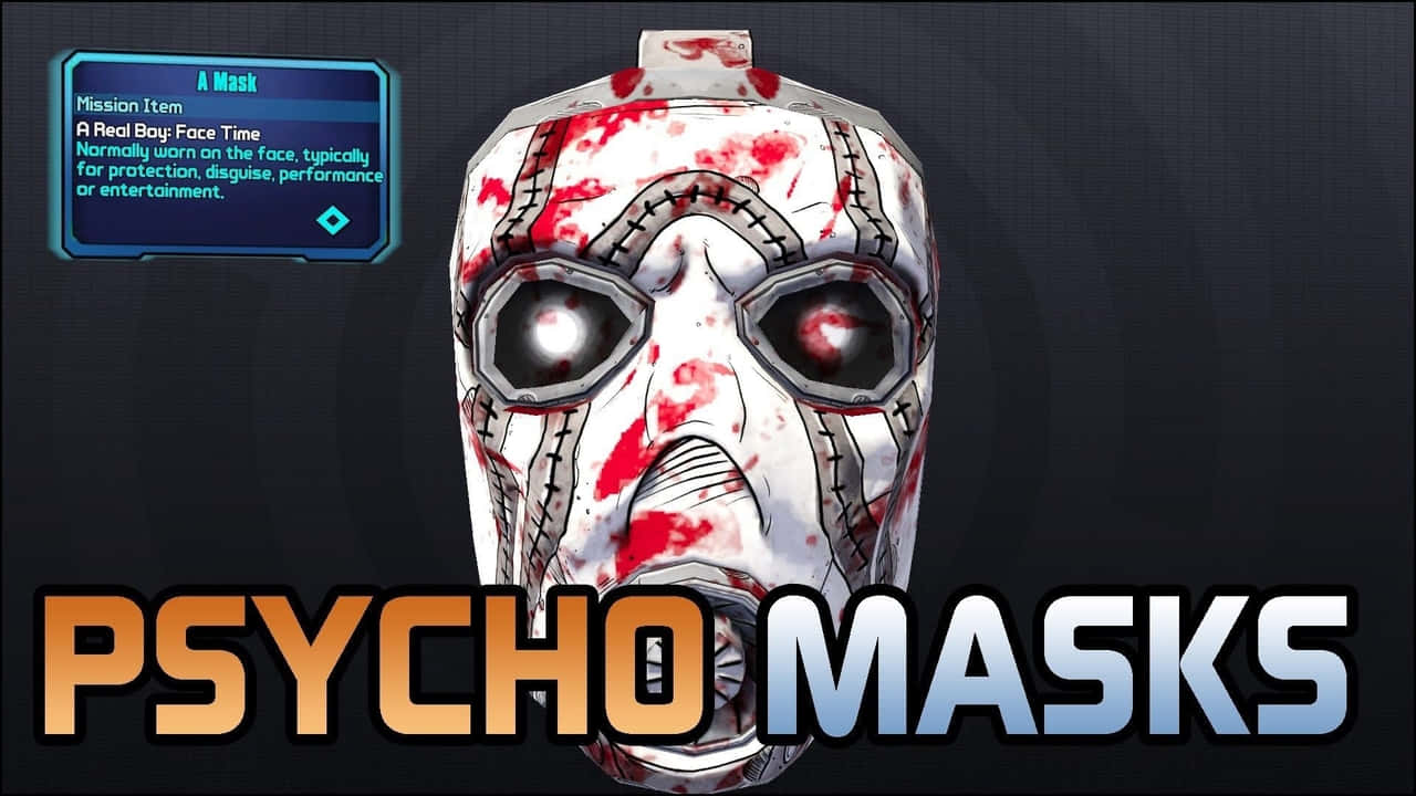 720p Borderlands 3 Psycho Masks Background