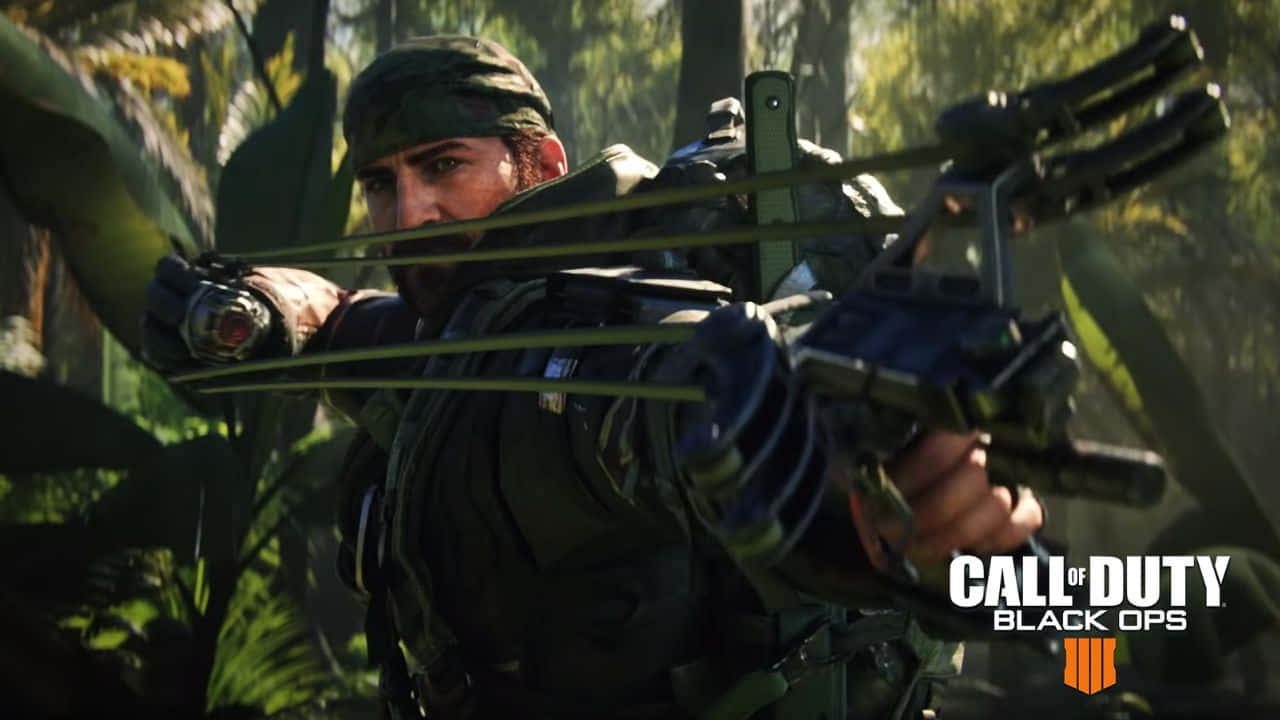 Jogabilidadeem Alta Definição 720p Do Call Of Duty Black Ops 4 Para Papel De Parede De Computador Ou Celular.