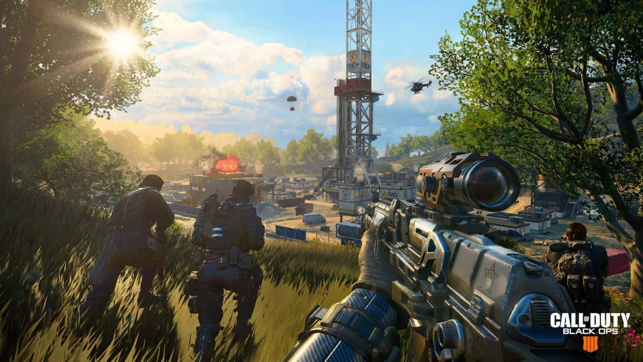 Prepáratepara La Experiencia De Juego Definitiva Con Call Of Duty Black Ops 4.