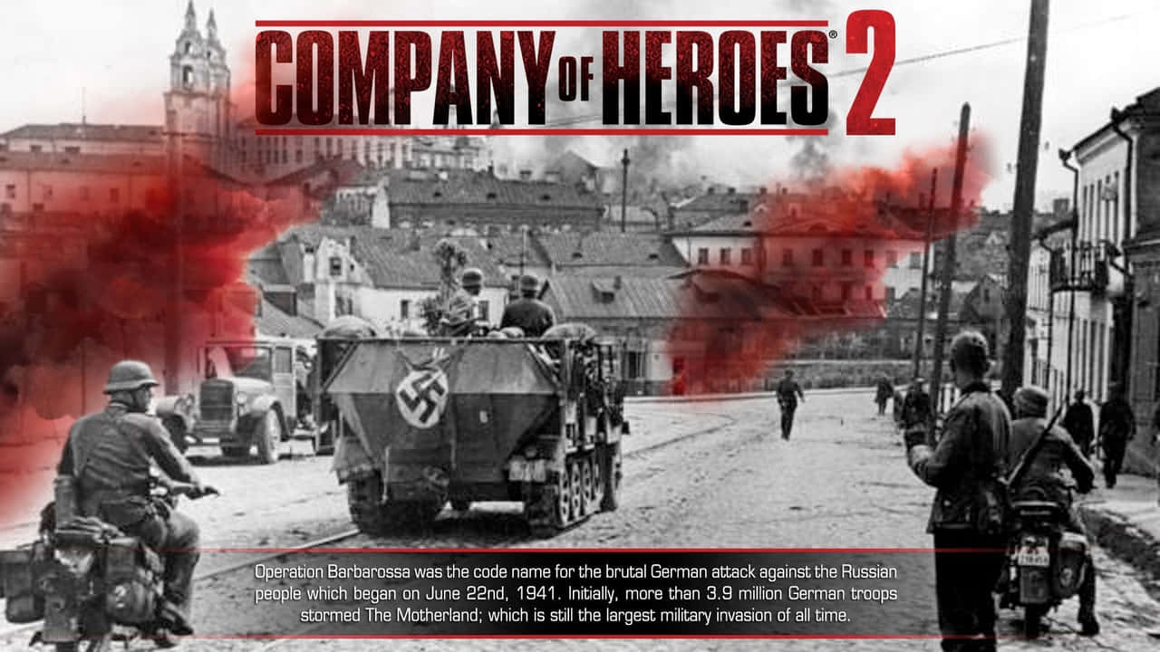 Disfrutade Épicas Batallas En 720p En Company Of Heroes 2.