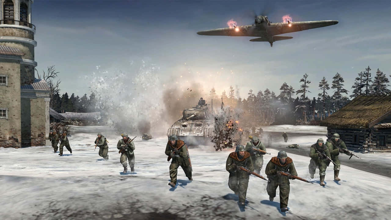 Engage in heated battles with the Company of Heroes 2