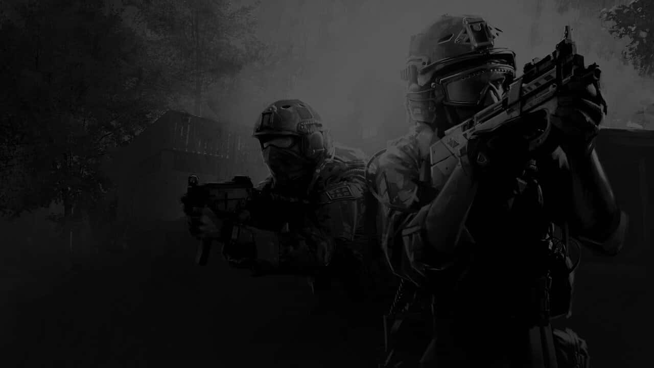 Black And White Counter-terrorists 720p Counter-strike Global Offensive Background