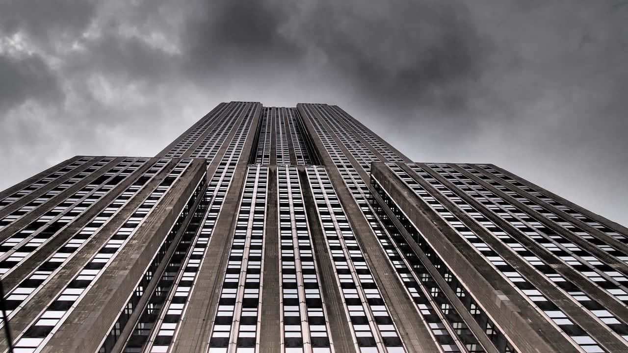 Newyork City Himmelssiluett Med Empire State Building