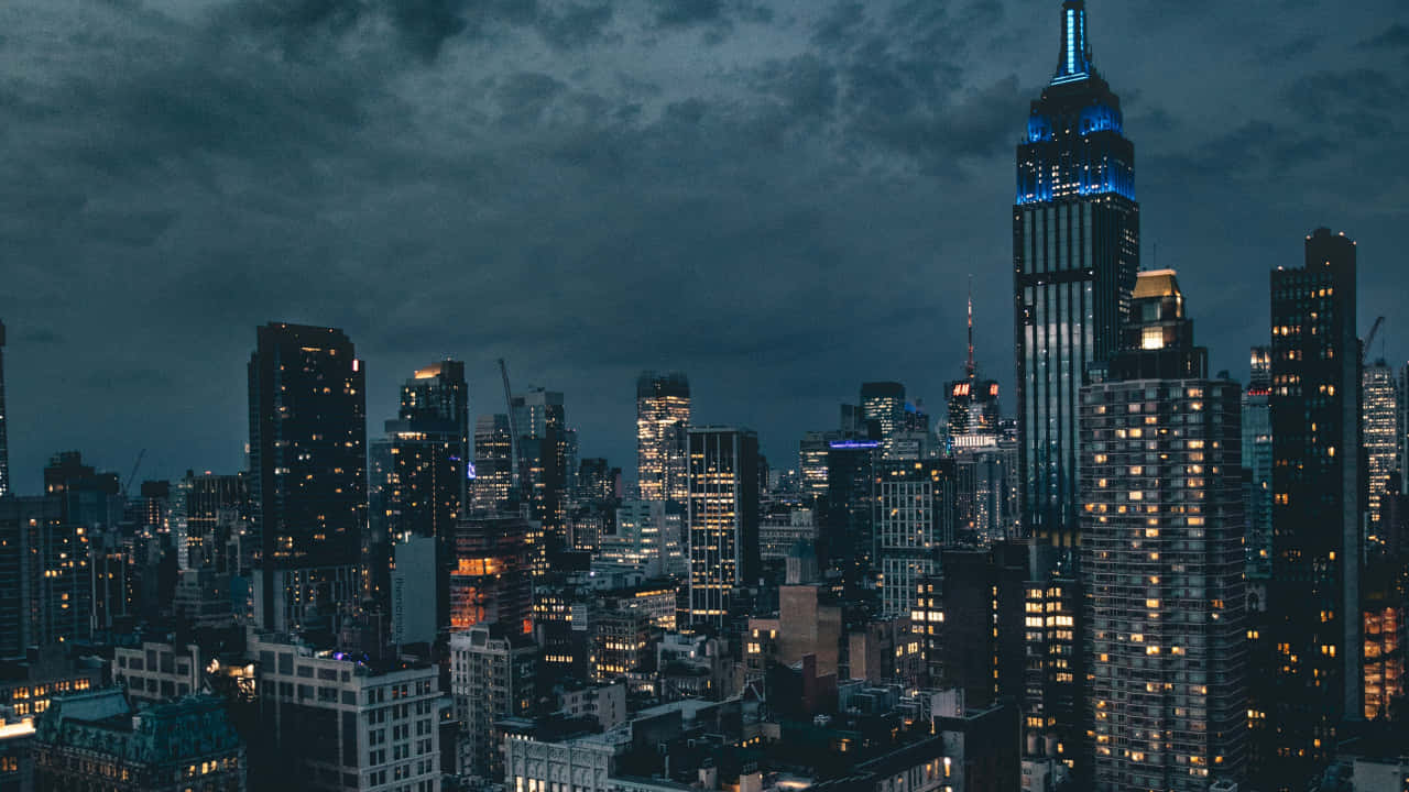 Fantastiskutsikt Från Empire State Building I New York City