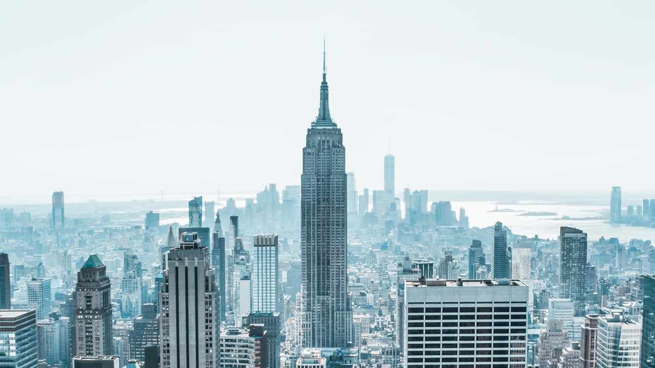 Detikoniska Empire State Building I New York City.