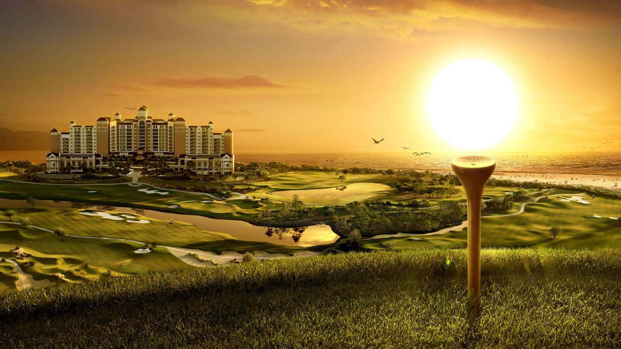 Sun Ball 720p Golf Background