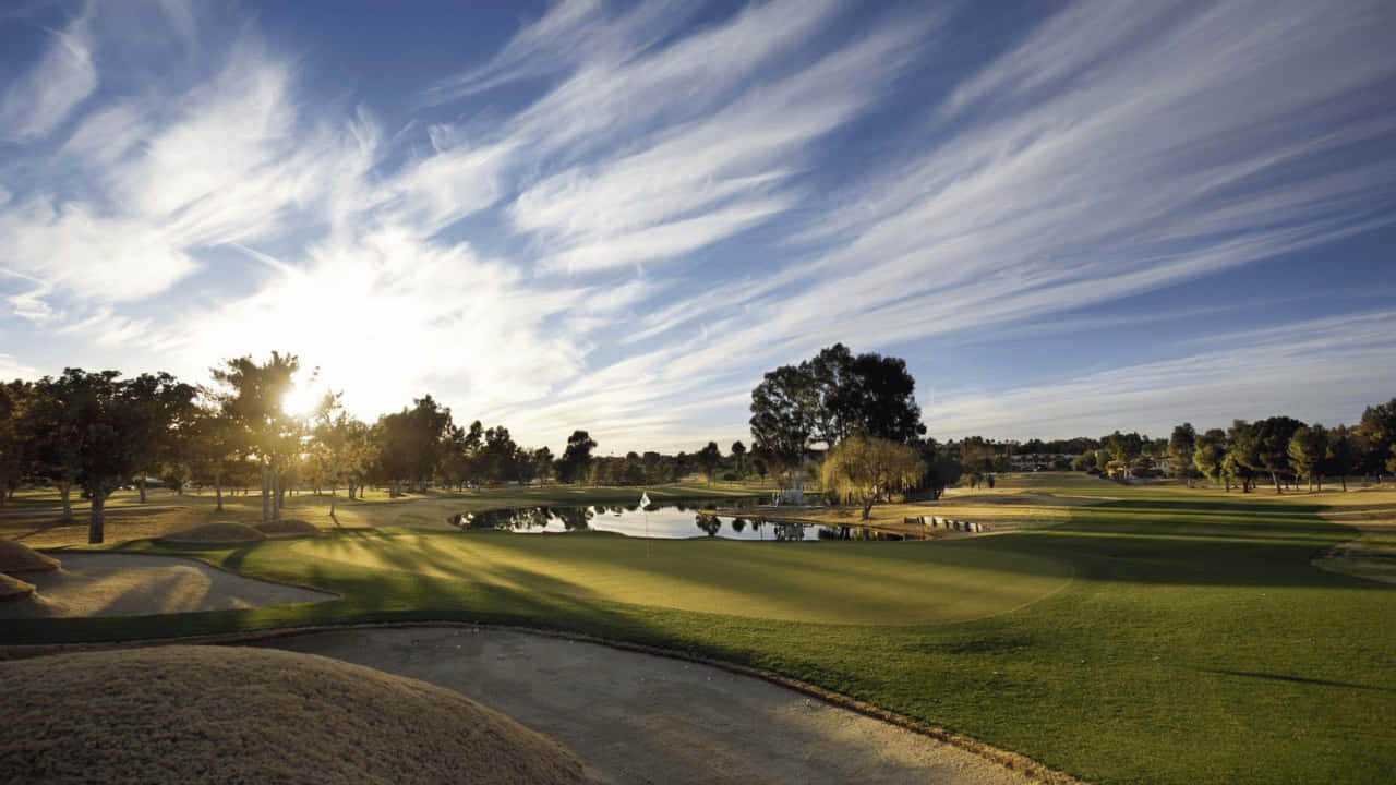 Omni Tucson National Golf Resort Sunrise 720p Golf Course Background