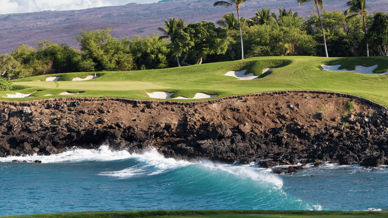 Mauna Kea 720p Golf Course Background