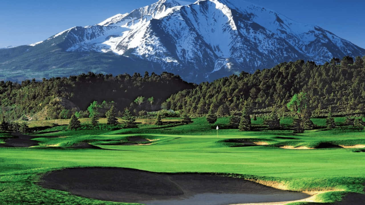 Aspen Glen Club 720p Golf Course Background