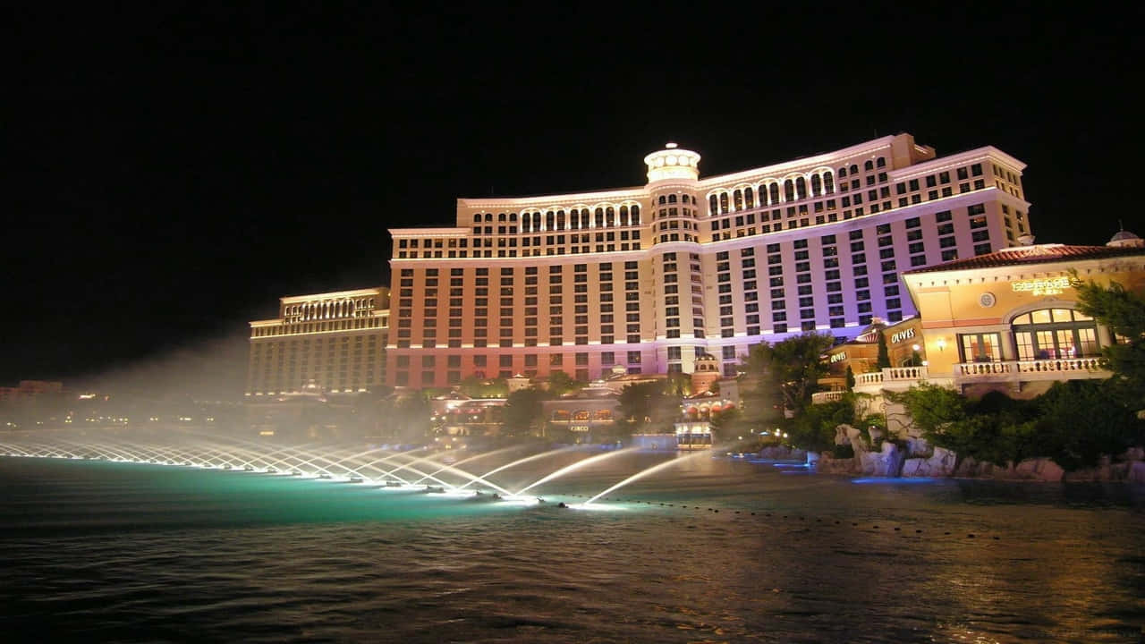 The Bellagio Hotel And Casino At Night