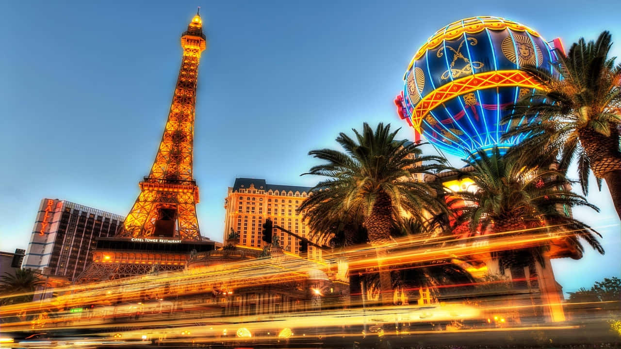 Enjoy the magical lights of Las Vegas