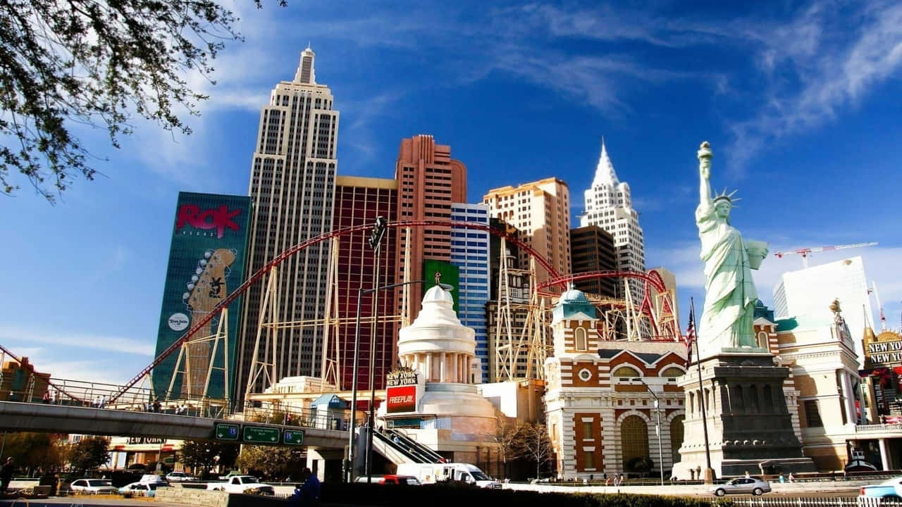 Imagenuna Vista Impresionante Del Strip De Las Vegas.