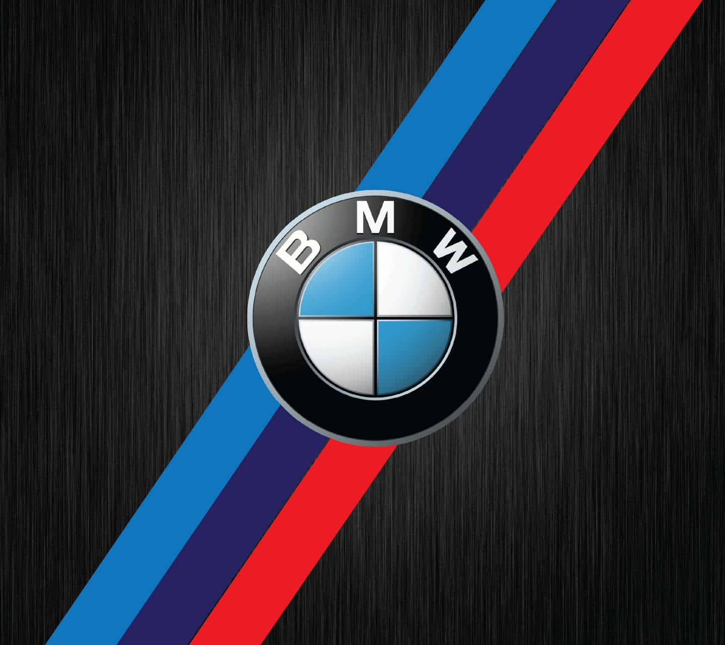Fondode Pantalla De La Serie M De Bmw Con Logo Y Rayas En 720p.