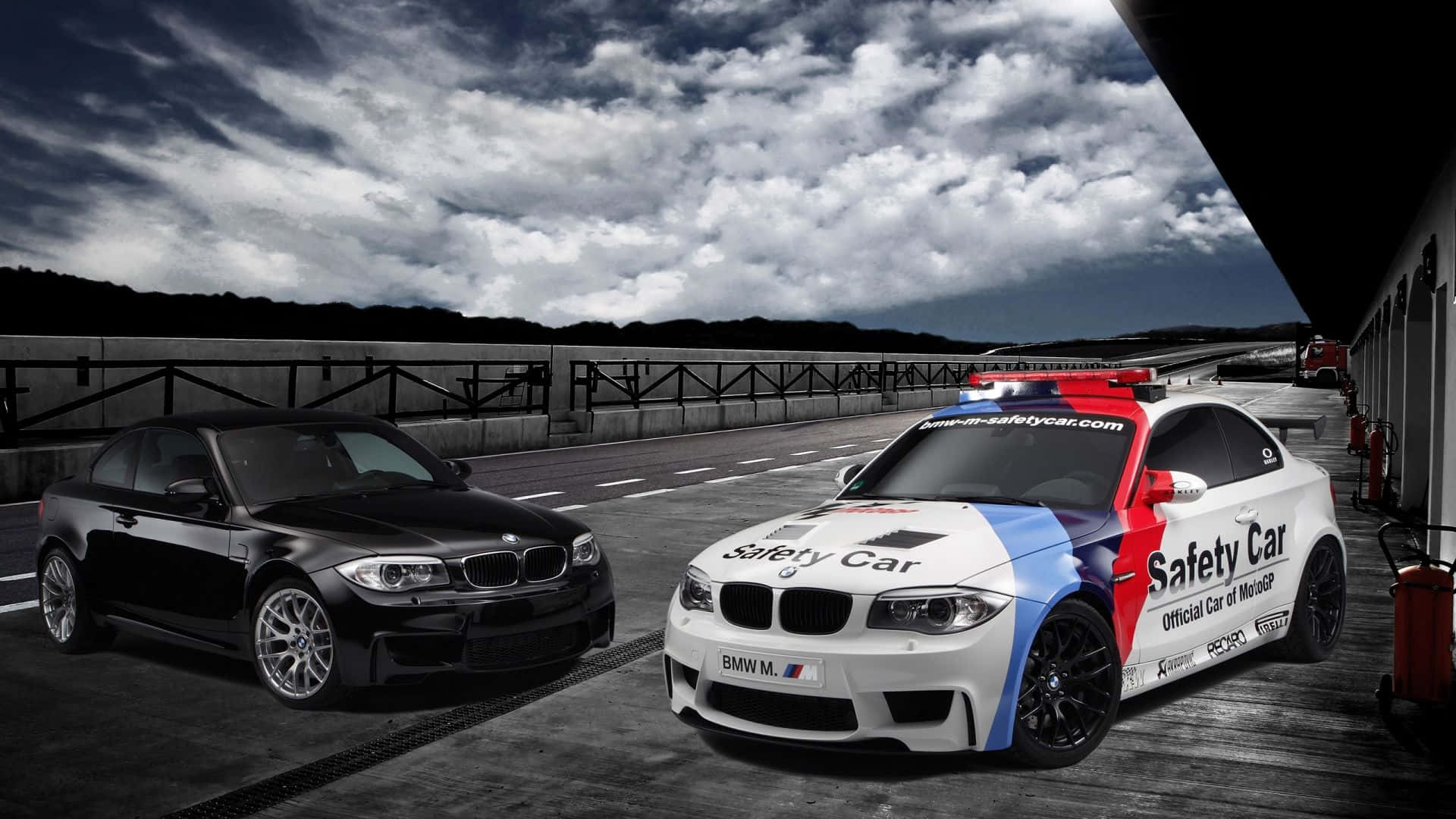 720p M Series Background Black And A Safety Car 2011 Bmw 1m