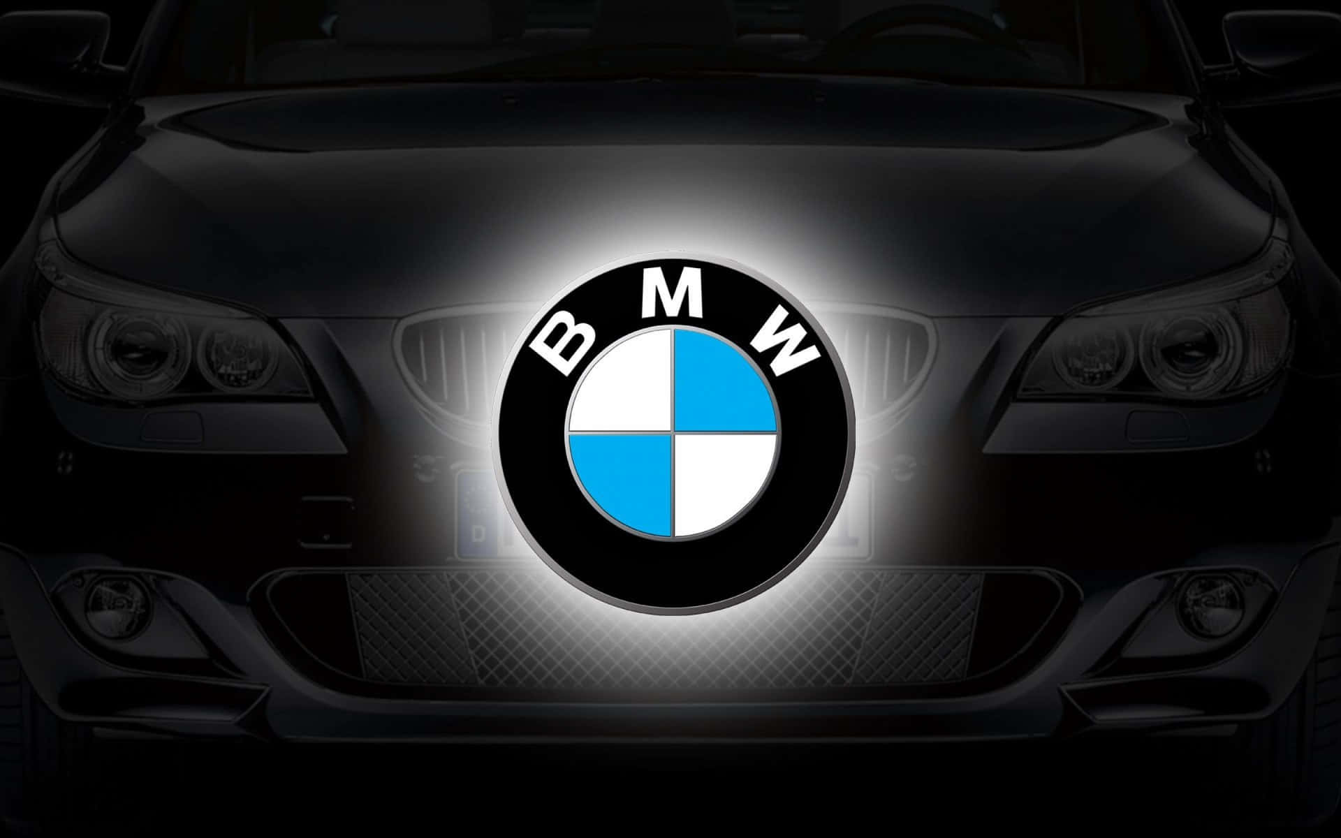 720p M Series Background Bmw Logo With A Car Background