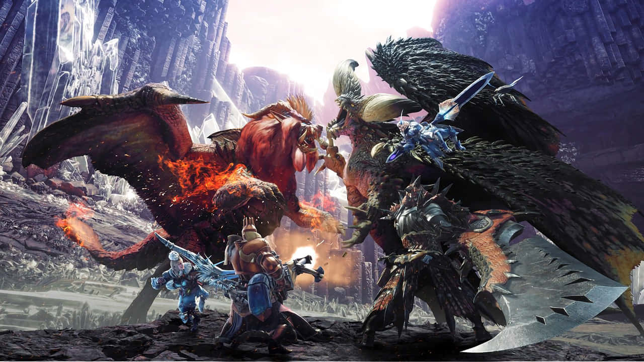 Ride into battle with Monster Hunter World!
