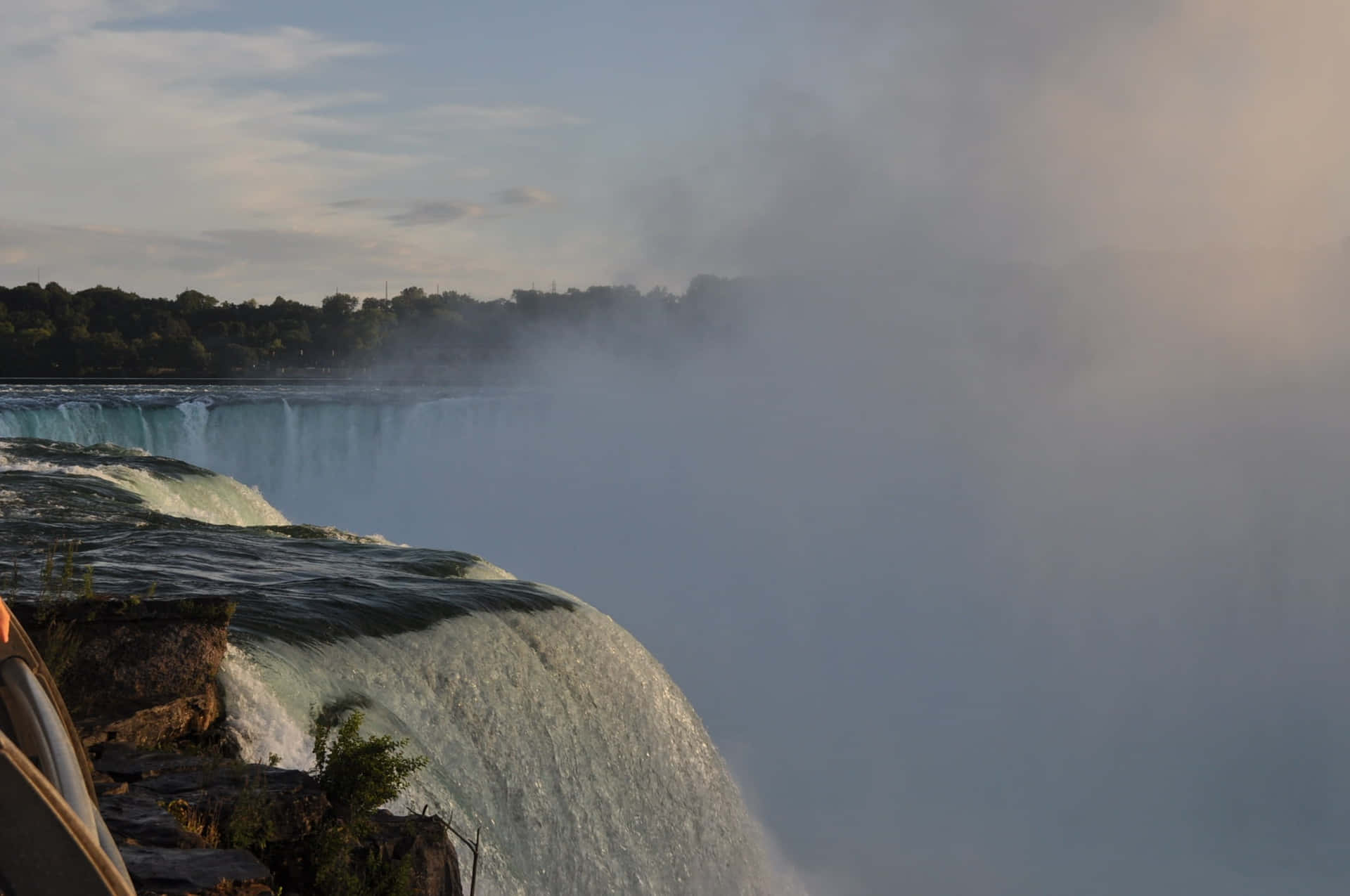 Dietosenden Wassermassen Der Niagarafälle