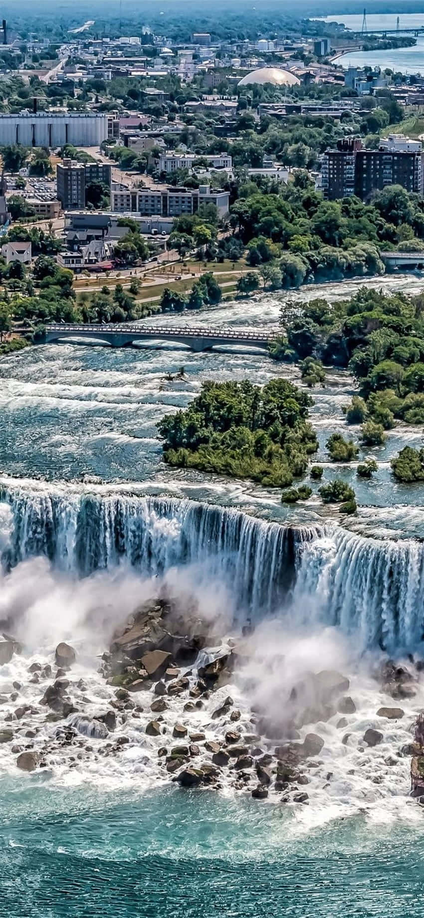 Dienatürliche Schönheit Der Niagarafälle