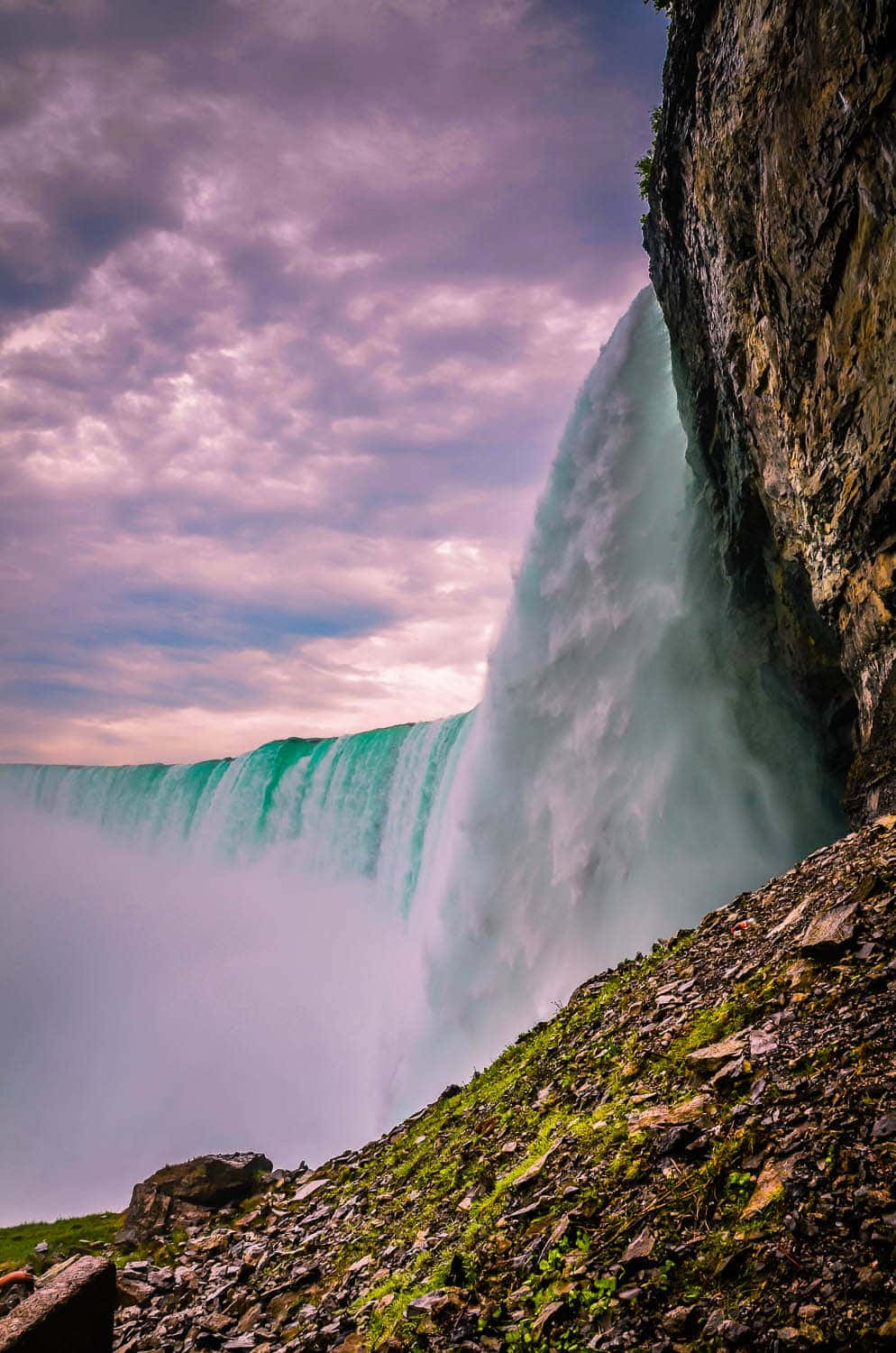 Diemajestätische Schönheit Der Niagarafälle