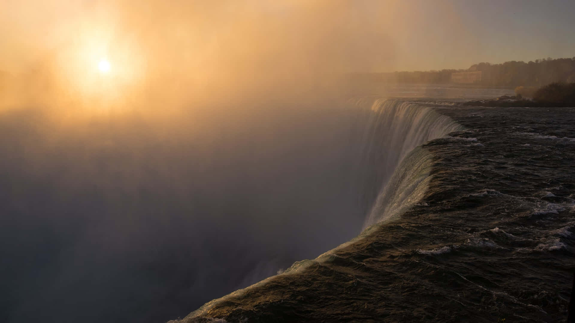 Bewunderedie Schönheit Der Niagarafälle.
