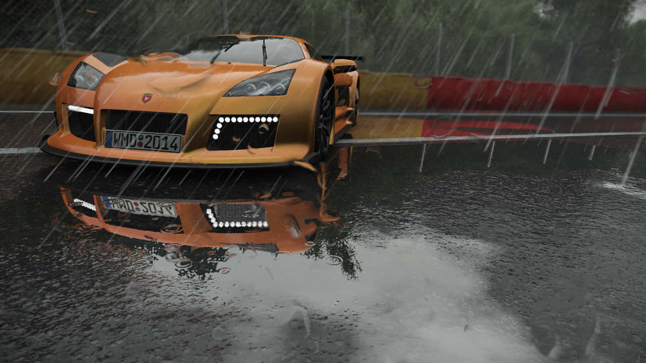 Orange Car 720p Project Cars Background